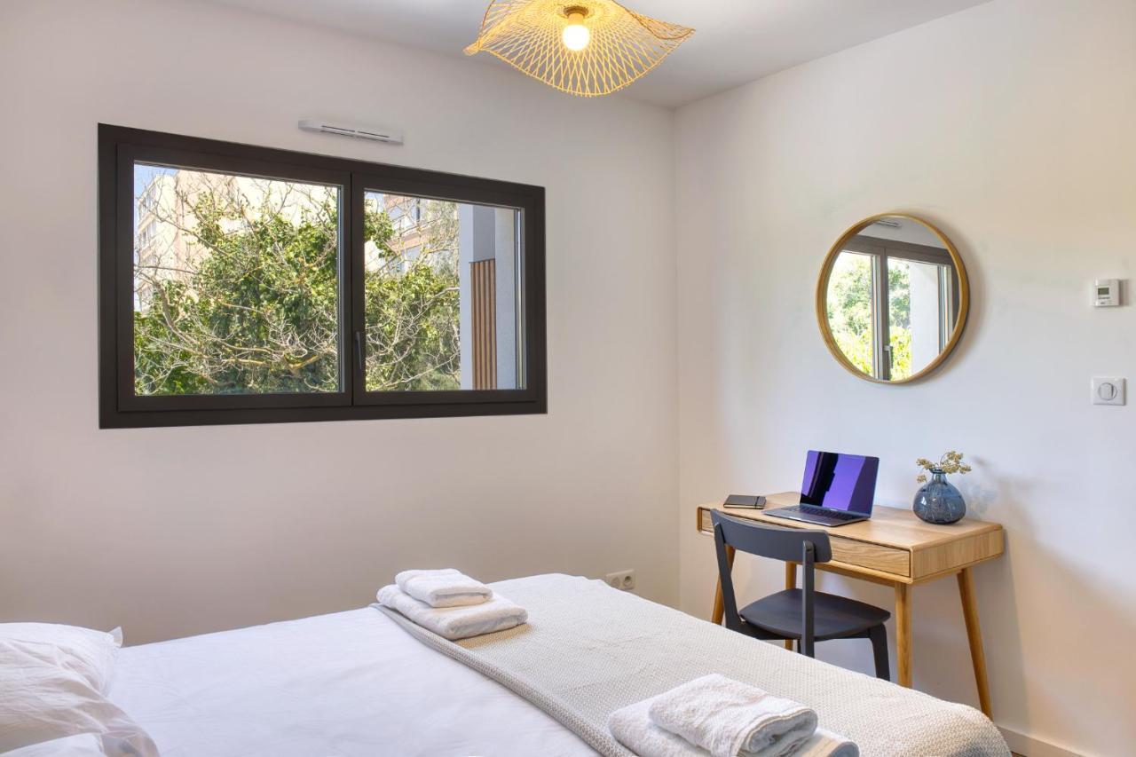 South-Of-France T2 Neuf Haut De Gamme, Climatise, Parking Gratuit, 2Eme Ligne Balcon Carnon-Plage Exterior foto