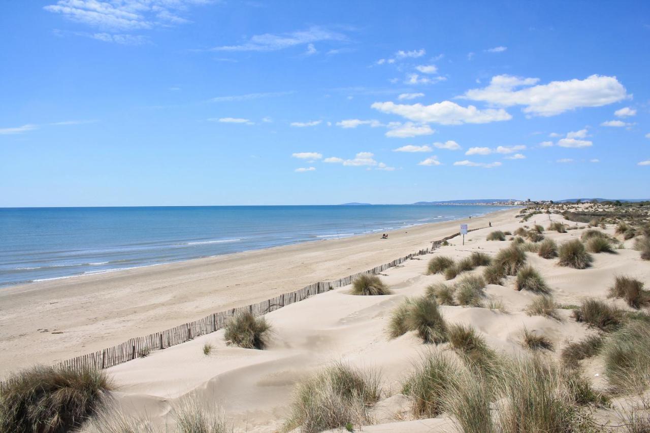 South-Of-France T2 Neuf Haut De Gamme, Climatise, Parking Gratuit, 2Eme Ligne Balcon Carnon-Plage Exterior foto
